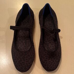 Rothy’s Cheetah Mary Janes